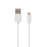 AVAX CB104W PURE USB A-Lightning kábel, 2.1A, fehér - 1m