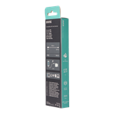 AVAX CB104W PURE USB A-Lightning kábel, 2.1A, fehér - 1m