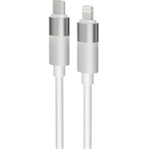 AVAX CB314 GLOWY 27W USB-C - Lightning gyorstöltő kábel, fehér - 1m