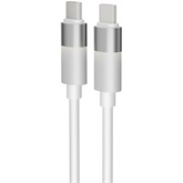 AVAX CB317 GLOWY 60W USB-C gyorstöltő kábel, fehér - 2m