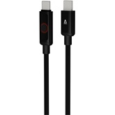 KAB AVAX CB653 PULSEY 60W USB-C gyorstöltő kábel, fonott, szürke - 0,5m