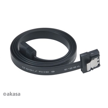 Akasa - Proslim - SATA adatkábel - fekete - 50cm - Duo pack - AK-CBSA05-BKT2