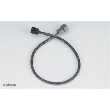 Akasa 4pin PWM apa-anya ventilátor hosszabbító kábel - 30cm - AK-CBFA01-30