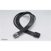 Akasa 8pin Flexa anya-apa VGA tápkábel  - 40cm - AK-CBPW09-40BK