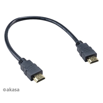 Akasa HDMI 4K kábel - AK-CBHD25-30BK - 30 cm