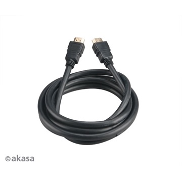 Akasa High Speed HDMI kábel Ethernettel - 2m - AK-CBHD17-20BK