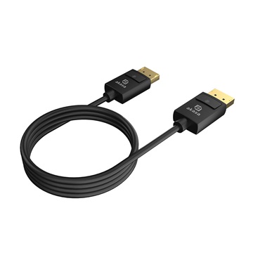 Akasa PROSLIM 8K DisplayPort kábel - 2m - AK-CBDP26-20BK