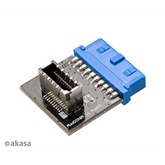 Akasa - USB3.1 - 19-pin motherboard header - AK-CBUB51-BK