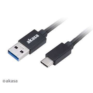 Akasa USB 3.1 Type-A to USB 3.1 Type-C Charging & Sync cable - AK-CBUB44-10BK