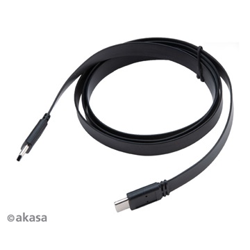 Akasa USB 3.1 Type-C to USB 3.1 Type-C Fast Charging cable - AK-CBUB46-10BK