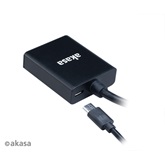 Akasa VGA > HDMI > audio kábellel- AK-CBHD23-20BK