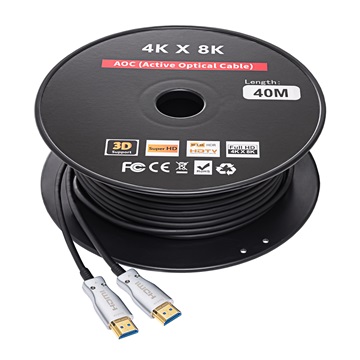Akyga AK-HD-400L HDMI ver. 2.1 optikai AOC kábel - 40m