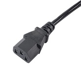Akyga AK-PC-03A Extension tápkábel toldó C13/C14 - 1,8 m