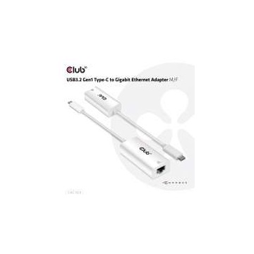 Club3D USB3.2 Gen1 Type-C to Gigabit Ethernet Adapter M/F