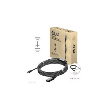 Club3D USB 3.2 Gen1 Active Repeater kábel - 10 m Male/Female