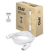 Club3D DISPLAY PORT 1.2 kábel MALE TO HDMI 2.0 MALE 4K 60HZ UHD/ 3D ACTIVE ADAPTER 3METERS /9.84FT  