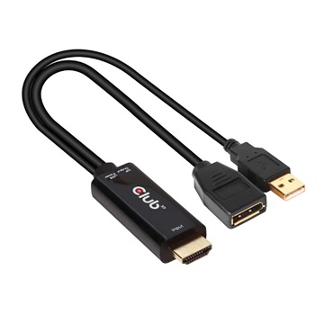 Club3D HDMI - DisplayPort 4K 60Hz M/F Active Adapter