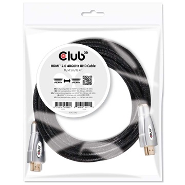 Club3D High Speed HDMI 2.0 4K60Hz UHD kábel - 5m