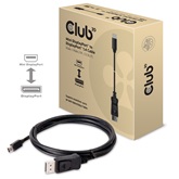 Club3D MiniDisplayPort to DisplayPort 1.4 HBR3 8K60Hz kábel M/M - 2m bidirectional