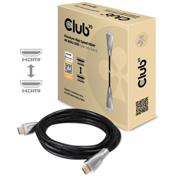 Club3D Premium High Speed HDMI 2.0 4K60Hz UHD kábel - 3m