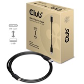 Club3D USB 3.1 Type-C to Type-A kábel 10Gbps PD 60W M/M - 1m