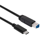 Club3D USB TYPE C GEN 2 MALE (10Gbps) to TYPE B MALE kábel 1Méter / 3.28 Feet