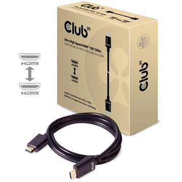 Club3D Ultra High Speed HDMI kábel 10K 120Hz 48Gbps M/M - 3 m