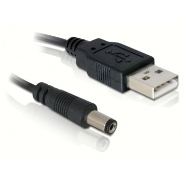 Delock 82197 USB - DC Jack (5,4mm) hálózati kábel - 1m
