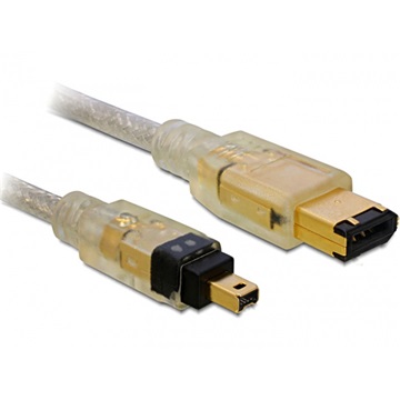 Delock 82576 6pin / 4pin FireWire összekötő kábel - 1m
