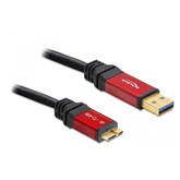 Delock 82761 USB 3.0 A/mikro - B apa/apa prémium kábel - 2m