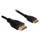 Delock 83132 A- apa >mini C-apa High Speed HDMI vékony kábel Ethernettel - 1m