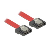 Delock 83832 6Gb/s flexi SATA kábel - 0,1m - Piros