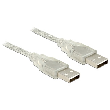 Delock 83887 A típusú csatl. dugó > USB2.0 A típusú csatl. dugó USB2.0 kábel - 1m