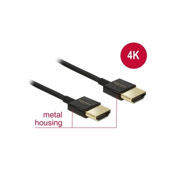 Delock 84771 High Speed HDMI-A - HDMI-A Ethernettel kábel - 1m