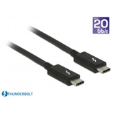 Delock 84845 Thunderbolt™ 3 (20 Gb/s) USB-C passzív, 1,0 m, 5 A,