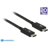 Delock 84847 Thunderbolt™ 3 (20 Gb/s) USB-C™ kábel, csatlakozódugó > csatlakozódugó, passzív, 2,0 m, 3 A,
