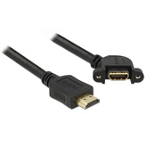 Delock 85103 HDMI-A apa > HDMI-A anya 110° elforgatott fali kábel - 1m