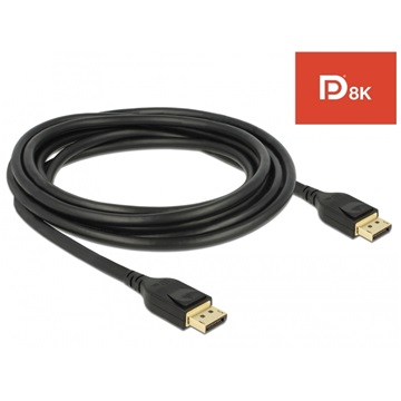 Delock 85661 DisplayPort kábel 8K 60Hz - 3m