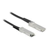 Delock 86430 Twinaxiális kábel, QSFP28 csatlakozódugó > QSFP28 csatlakozódugó, 2 m