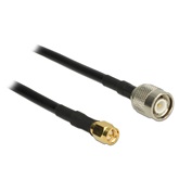 Delock 89505 Antenna Cable TNC Plug > SMA Plug CFD200 5 m low loss