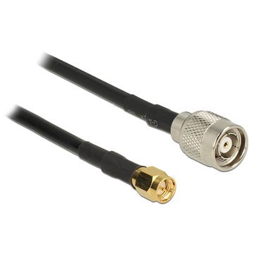 Delock 89512 Antenna Cable RP-TNC Plug > SMA Plug RG-58 C/U 7.5 m