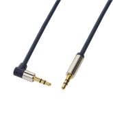 LogiLink CA11050 90° elforgatott apa/apa 3,5mm sztereo audio kábel - 0,5m