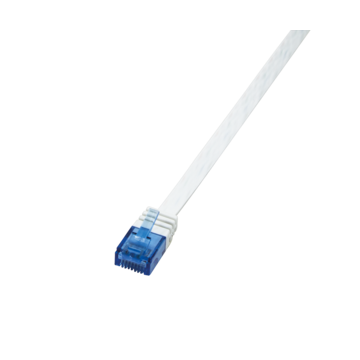 LogiLink CF2031U Cat6 U/UTP lapos patch kábel - Fehér - 1m