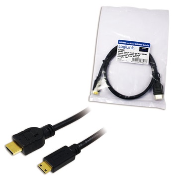 LogiLink CH0021 HDMI - miniHDMI átalakító kábel - 1m