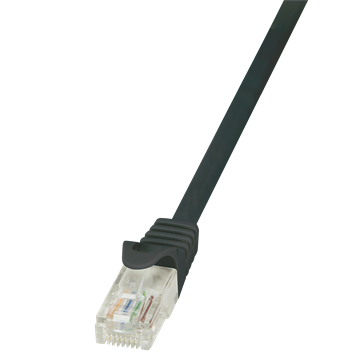 LogiLink CP1063U Cat5e UTP patch kábel - Fekete - 3m
