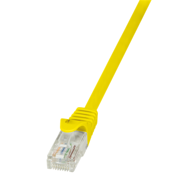 LogiLink CP1077U Cat5e UTP patch kábel - Sárga - 5m