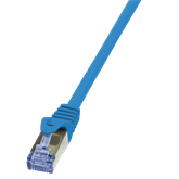 LogiLink CQ3096S Cat6A S/FTP lapos patch kábel - Kék - 10m