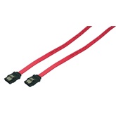 LogiLink CS0002 2x apa S-SATA kábel - Piros - 0,75m