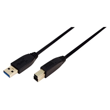 LogiLink CU0023 USB 3.0 A - B 2xapa csatlakozó kábel - 1m