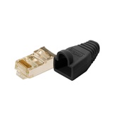 LogiLink MP0012 Cat5 moduláris csatlakozó - 100db/cs - Fekete